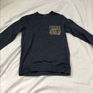 Blue crew neck PACSUN